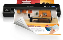 Load image into Gallery viewer, Epson WorkForce DS-40 Wireless Portable Document Scanner for PC and Mac, Sheet-fed, Mobile/Portable,Black