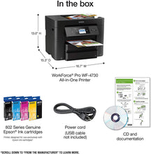 Load image into Gallery viewer, Epson WorkForce Pro WF-4730 Wireless All-in-One Color Inkjet Printer, Copier, Scanner with Wi-Fi Direct, Amazon Dash Replenishment Ready
