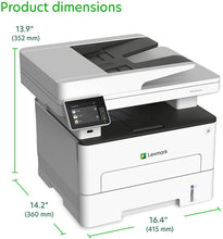 Load image into Gallery viewer, Lexmark MB2236adwe Multifunction Wireless Monochrome Laser Printer with A 2.8 Inch Color Touch Screen, Standard Two-Sided Printing, Fax Capability (18M0700)
